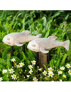 Kit de Estanque Koi Noegrus - 2 Estatuas de Resina 26.9cm 2