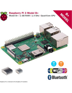 CanaKit Raspberry Pi 3 B+ con fuente 2.5A y caja premium 2