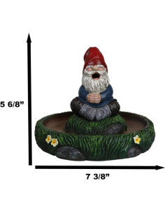 Quemador de Incienso Gnomo Gnaughty Ebros Gift 18.42x14.61cm 2