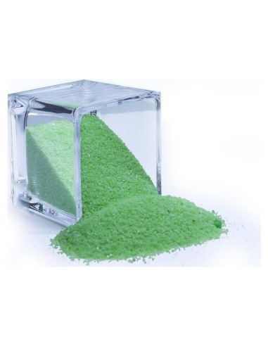 Arena Colorida Gruesa Verde Claro WGV 0.45 kg Manualidades