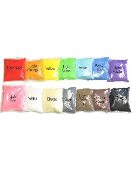 Arena Colorida Gruesa Verde Claro WGV 0.45 kg Manualidades