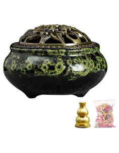 Quemador de Incienso de Cerámica MENGSIYU con 30 Conos