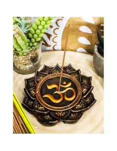 Quemador de Incienso Loto Padma Ebros Gift 12.1 cm Bronce 2