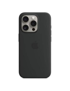 Funda de Silicona Apple iPhone 15 Pro Max MagSafe - Negro