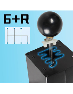 Simulador USB Shifter GSTP 64 Bits Freno de Mano 6+R 2