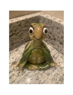 Estatua Tortuga Marina Yoga Ain't It Nice Verde 12.7x7.6x15.2cm 2