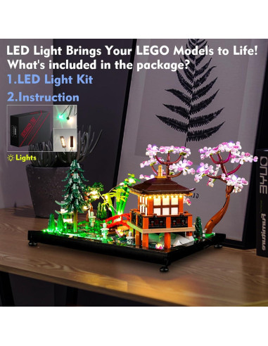 Kit de Luz LED LocoLee para LEGO Jardín Tranquilo 10315