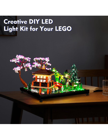 Kit de Luz LED LocoLee para LEGO Jardín Tranquilo 10315