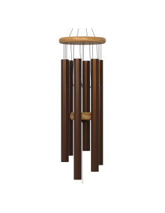 Campana de Viento Nalulu 71 cm Marrón Aluminio Exterior