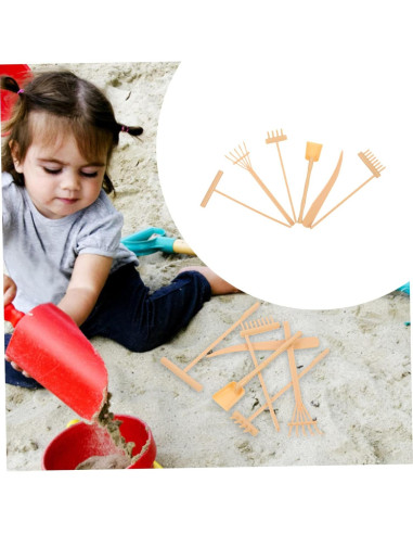 6 Herramientas de Rastrillo Zen Toddmomy para Jardín de Arena