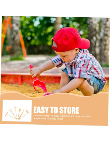 6 Herramientas de Rastrillo Zen Toddmomy para Jardín de Arena