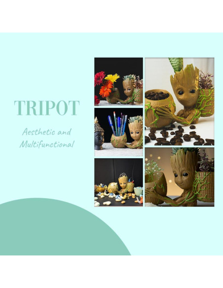 Macetero Groot Tripot Multi-Funcional 3 en 1 con Drenaje Macetero Groot Tripot Multi-Funcional 3 en 1 con Drenaje