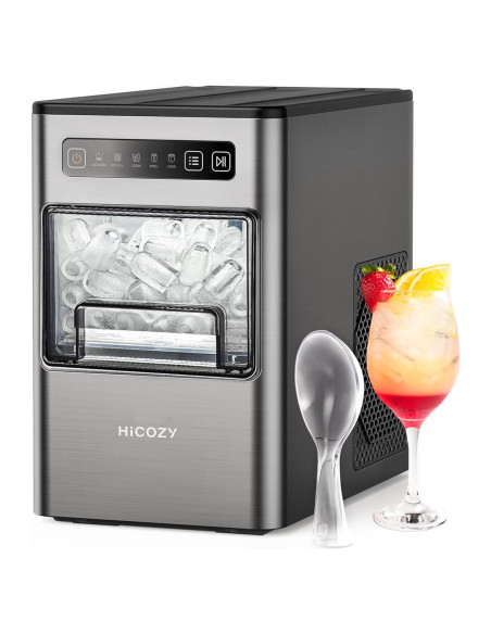HiCOZY Máquina de Hielo Compacta 10,89 kg/día Autolimpieza