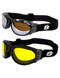 Gafas de airesoft Birdz Eagle con lentes amarillos y espejo