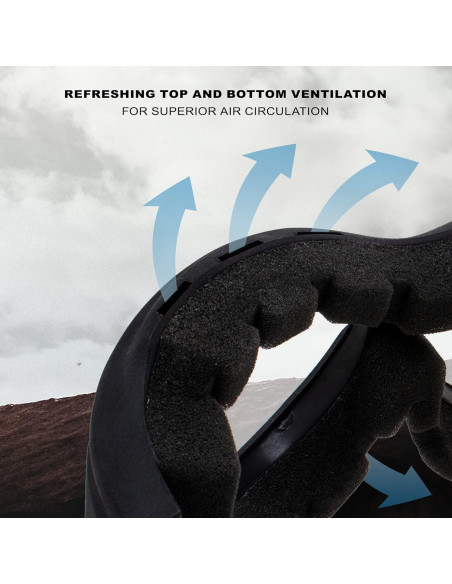 Gafas de Motocicleta Acolchadas Birdz Buitre - Lentes Claras