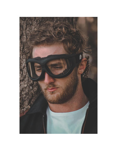 Gafas de Motocicleta Acolchadas Birdz Buitre - Lentes Claras