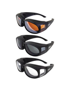 Gafas de Seguridad Global Vision Outfitter Combo Anti-vaho