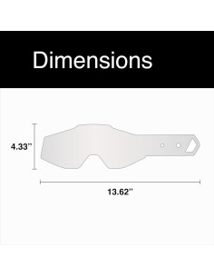 Tear Offs 100% para Gafas Racecraft/Accuri - 20 Paquete 2