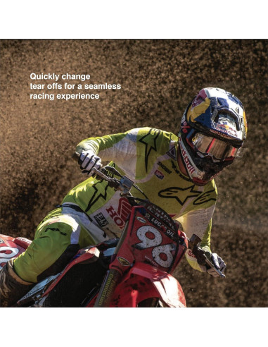 Tear Offs 100% para Gafas Racecraft/Accuri - 20 Paquete