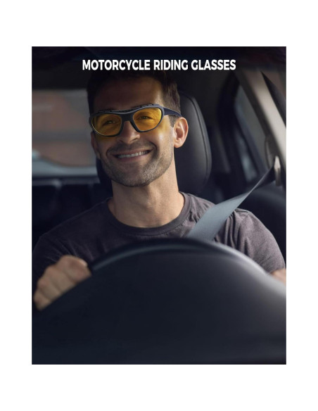 Gafas de Motocicleta FIMOSON con Lentes UV400 y Protección HD Gafas de Motocicleta FIMOSON con Lentes UV400 y Protección HD