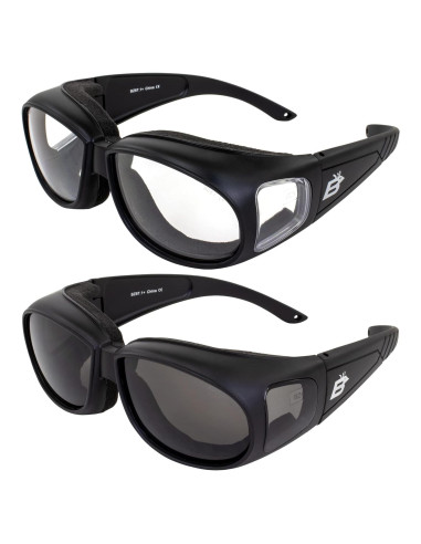 Gafas de Motocicleta Birdz Swallow con Almohadillas de Espuma