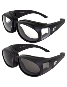 Gafas de Motocicleta Birdz Swallow con Almohadillas de Espuma 2