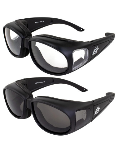 Gafas de Motocicleta Birdz Swallow con Almohadillas de Espuma