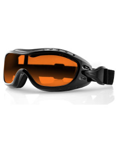 Gafas de Protección Bobster Noche Halcón, Lente Ámbar UV