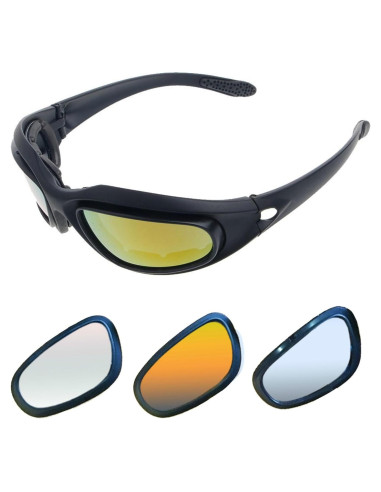 Kit de Gafas de Motocicleta Get Lost - 4 Lentes Polarizados