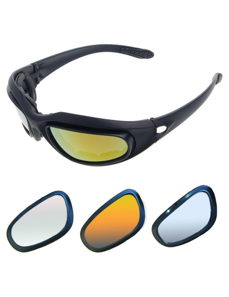 Kit de Gafas de Motocicleta Get Lost - 4 Lentes Polarizados Kit de Gafas de Motocicleta Get Lost - 4 Lentes Polarizados