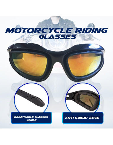 Kit de Gafas de Motocicleta Get Lost - 4 Lentes Polarizados