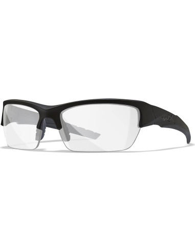 Gafas Tácticas Wiley X WX Valor, Irrompibles UV, Montura Negra