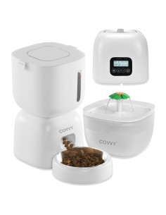 Dispensador Automático de Comida y Agua COVVY 3L LCD