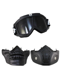 Gafas de Motociclismo Birdz Skylark con Máscara Calavera
