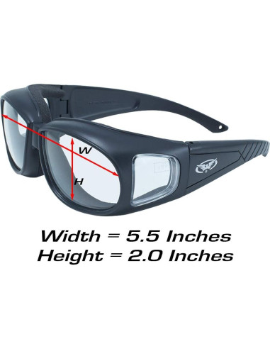 Gafas de sol de seguridad Global Vision Outfitter con espuma