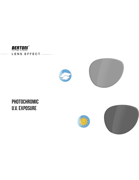 Gafas de sol polarizadas Bertoni Glacier para trekking y esquí Gafas de sol polarizadas Bertoni Glacier para trekking y esquí