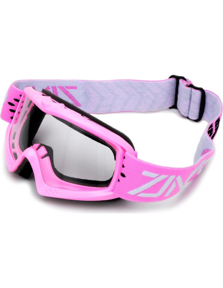 Gafas de motocross para niños UV400 - Rosa y azul