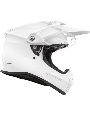 Casco Trekker Fly Racing Blanco XX-Grande ECE DOT