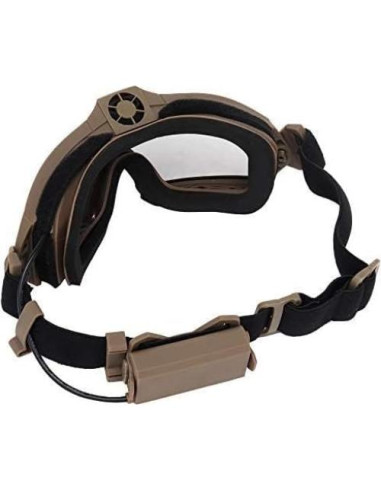 Gafas de Airsoft H World Shopping con Ventilador y Lentes Intercambiables
