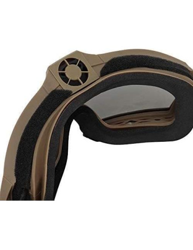 Gafas de Airsoft H World Shopping con Ventilador y Lentes Intercambiables