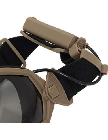 Gafas de Airsoft H World Shopping con Ventilador y Lentes Intercambiables