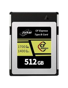 Tarjeta CFexpress Tipo B Jorkar 512GB Oro 1700MB/s