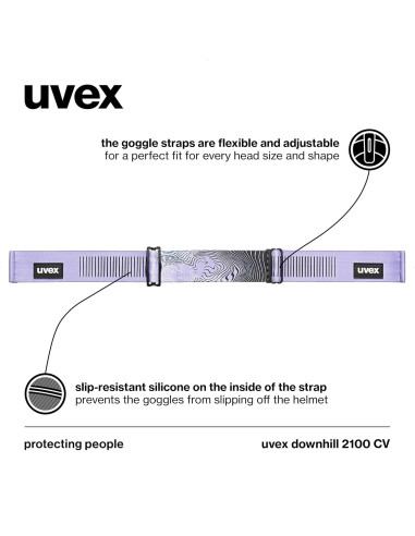 Gafas de Esquí UVEX Downhill 2100 CV Anti-vaho UV400