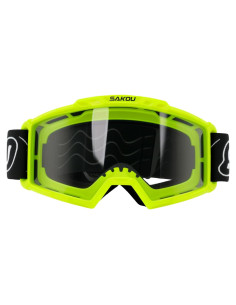 Gafas de Motocross Niños Verde Anti Niebla UV400