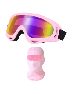 Gafas de Deporte LJDJ con Máscara Balaclava UV Unisex