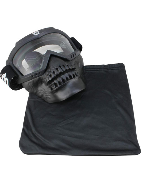 3 Pares de Gafas de Motocicleta Birdz Skullbird con Lentes