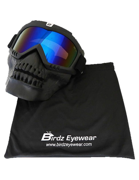 3 Pares de Gafas de Motocicleta Birdz Skullbird con Lentes