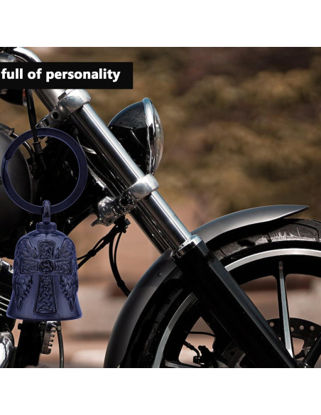 Campana de Motocicleta CYZBTBl 3D Negra - Accesorio de Seguridad