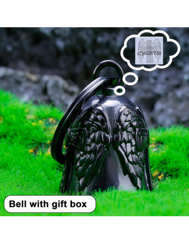 Campana de Motocicleta CYZBTBl 3D Negra - Accesorio de Seguridad