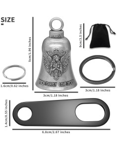 Campana de Suerte Guardian Ángel para Motocicleta con Accesorios 2